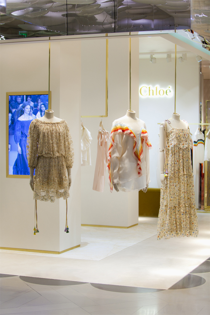 Boutique Chloé » Galeries Lafayette RTW » Atelier Lame